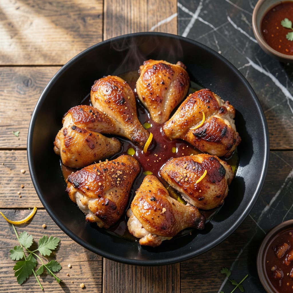 bbq sauce chicken recipe oven example with annotations