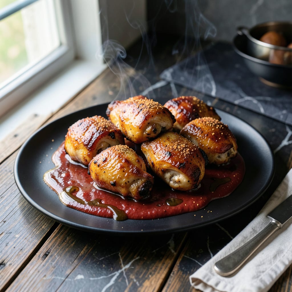 Comprehensive bbq sauce recipe for chicken thighs visual reference