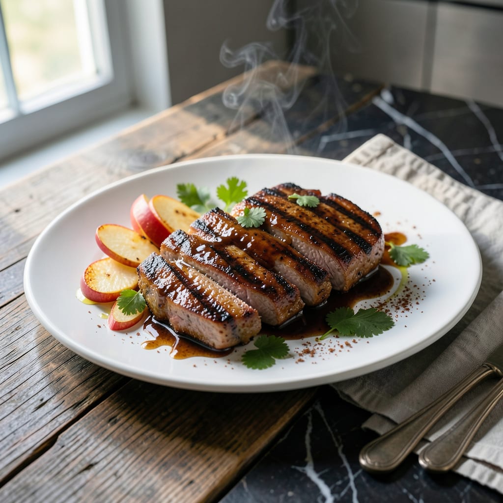 BBQ Sauce Recipe for Pork Chops: Smoky Sweet Blend for Juicy Cuts illustration with key details