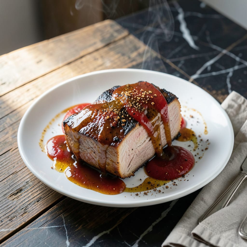 Comprehensive bbq sauce recipe for pork loin visual reference