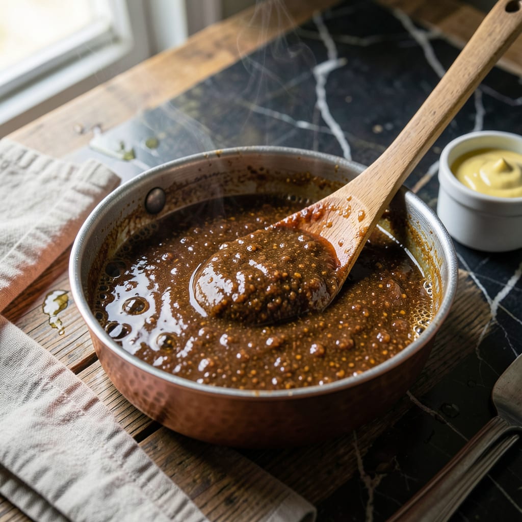 Visual representation of bbq sauce recipe from scratch