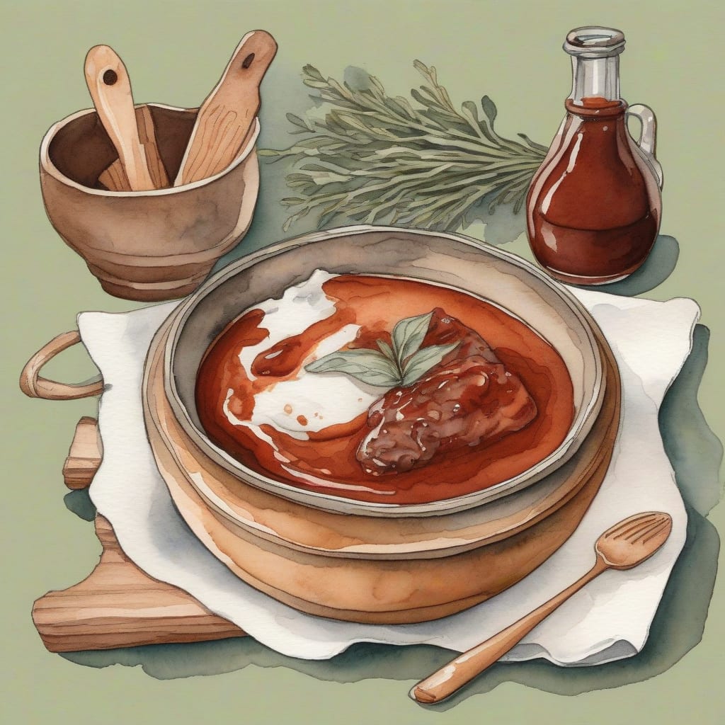 BBQ Sauce Recipe No Worcestershire: Tangy Sweetness Without the Missing Ingredient example with annotations