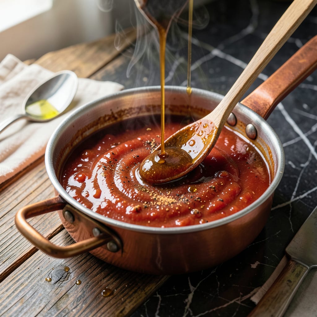 Comprehensive bbq sauce recipe tomato sauce visual reference