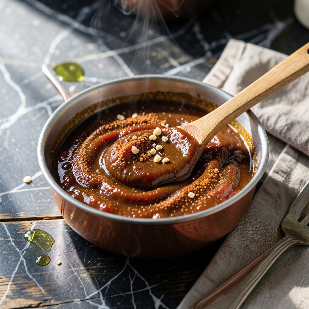 BBQ Sauce Recipe Using Tomato Paste: Thick, Rich and Smoky Depth example with annotations