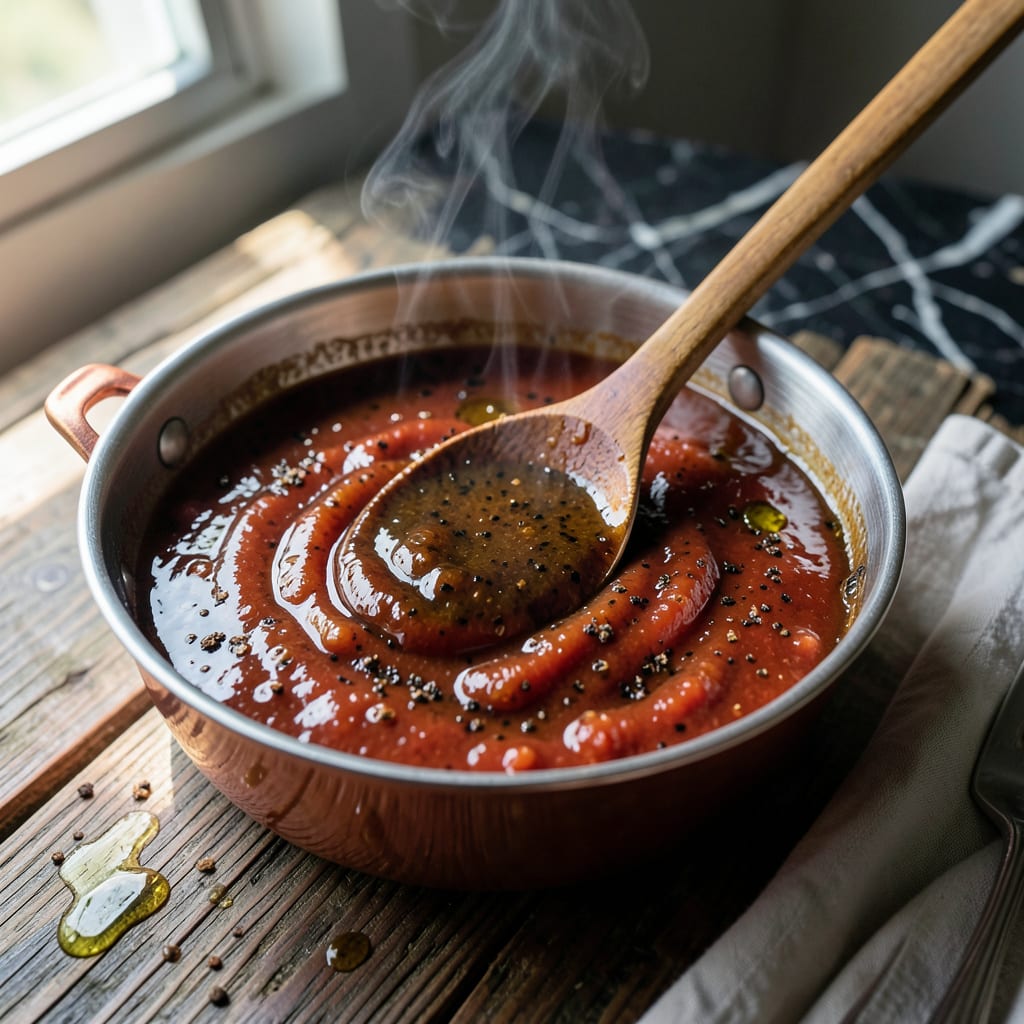 Complete BBQ Sauce Recipe Using Tomato Sauce: Tangy Backyard Ready Blend overview image