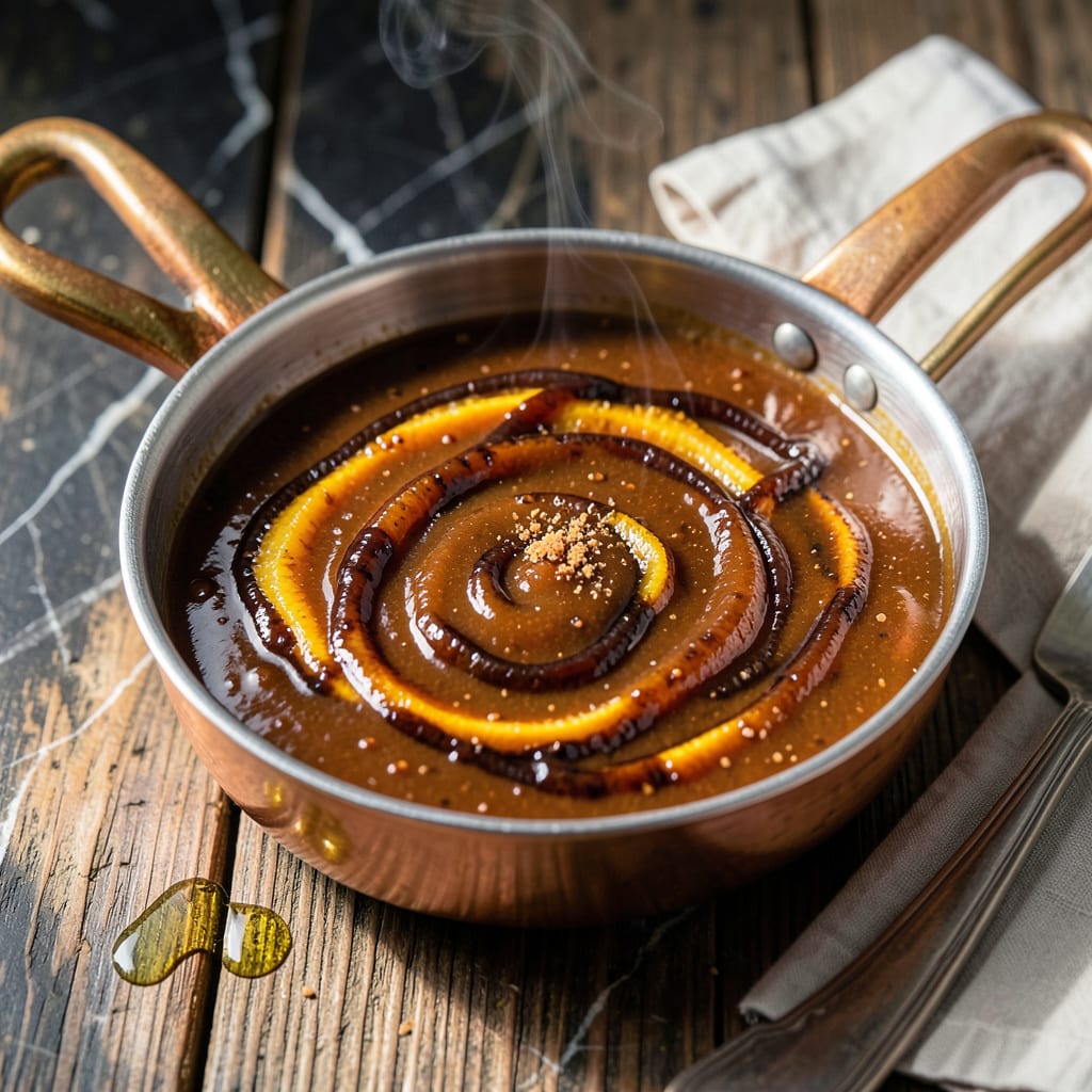 bbq sauce recipe with orange juice illustration with key details