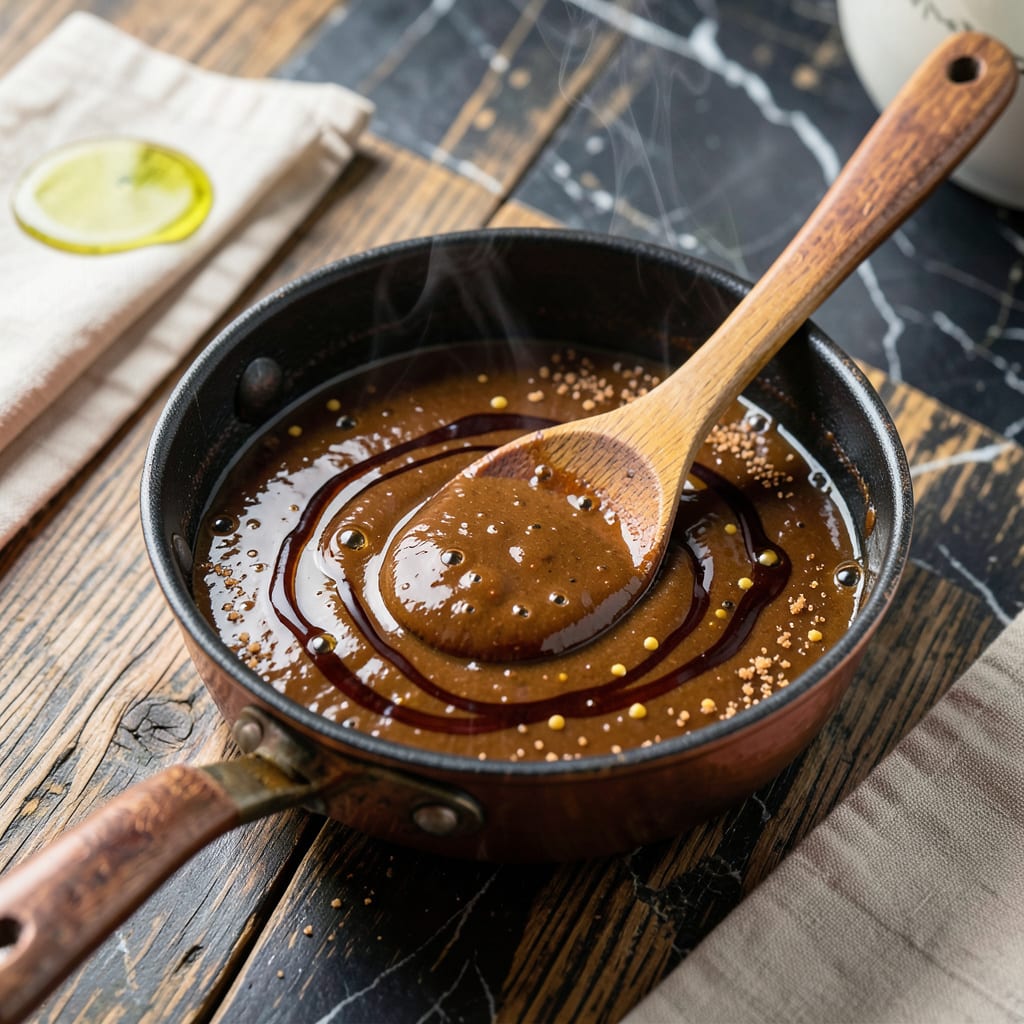 BBQ Sauce With Coke Recipe: Sweet and Tangy Soda Infused Glaze example with annotations