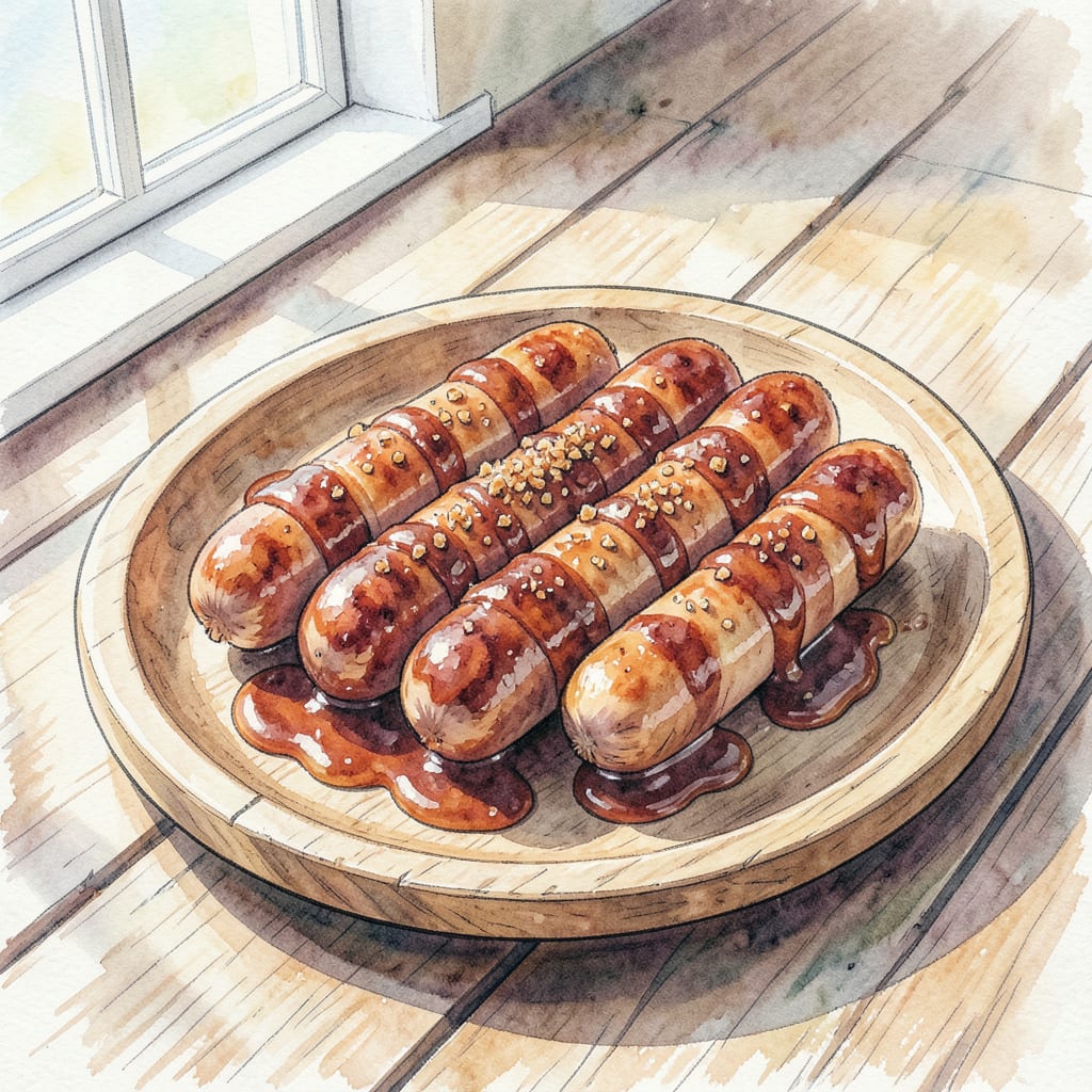 Comprehensive BBQ Sausage Air Fryer Recipe: Crispy Outside, Juicy Inside visual reference