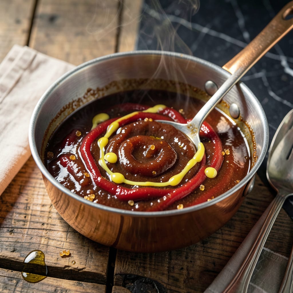 BBQ Showdown Mop Sauce Recipe: Pitmaster's Sticky Tangy Glaze detailed visual guide