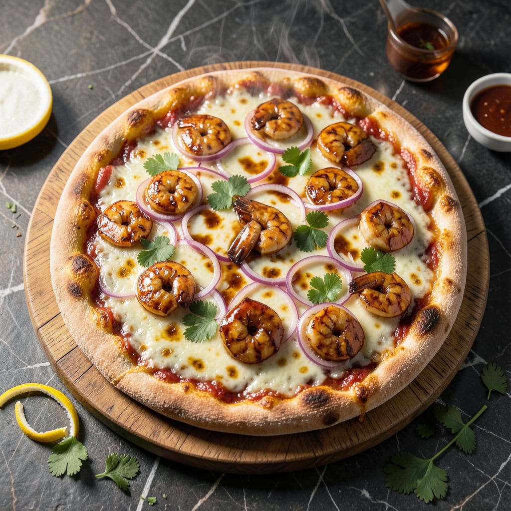 BBQ Shrimp Pizza Recipe: Smoky Seafood Meets Cheesy Crust detailed visual guide