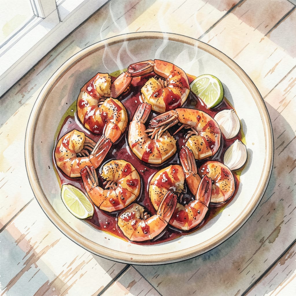 BBQ Shrimp Recipe Oven: Succulent & Spicy in 15 Minutes illustration with key details