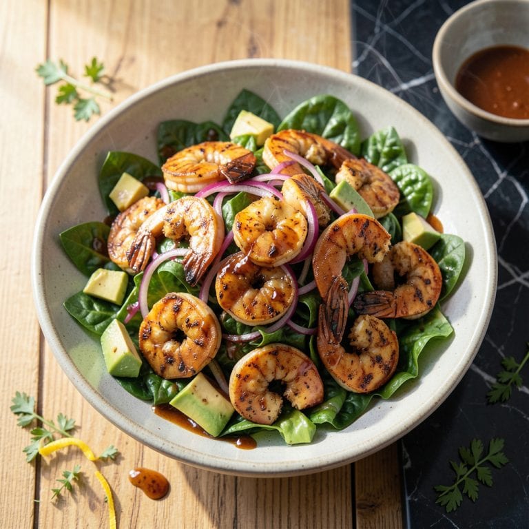 Comprehensive bbq shrimp salad recipe visual reference