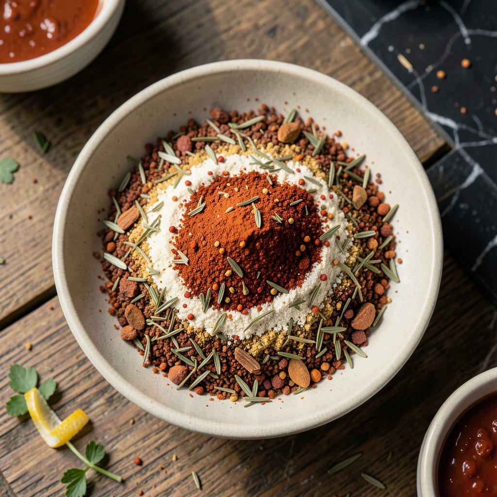 BBQ Shrimp Seasoning Recipe: Zesty Spice Blend for Bold Grilled Flavors example with annotations