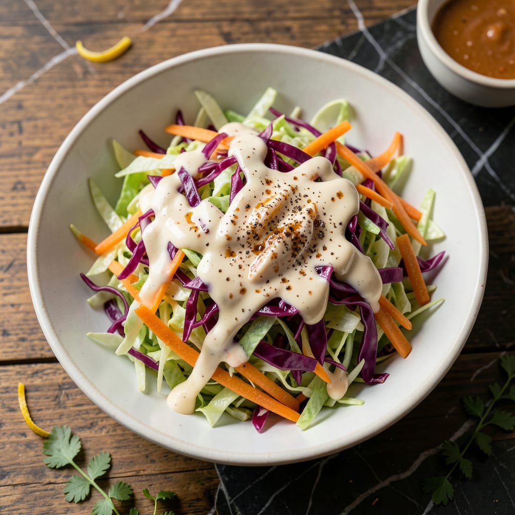 BBQ Slaw Recipe: Tangy Crunch for Your Next Cookout example with annotations