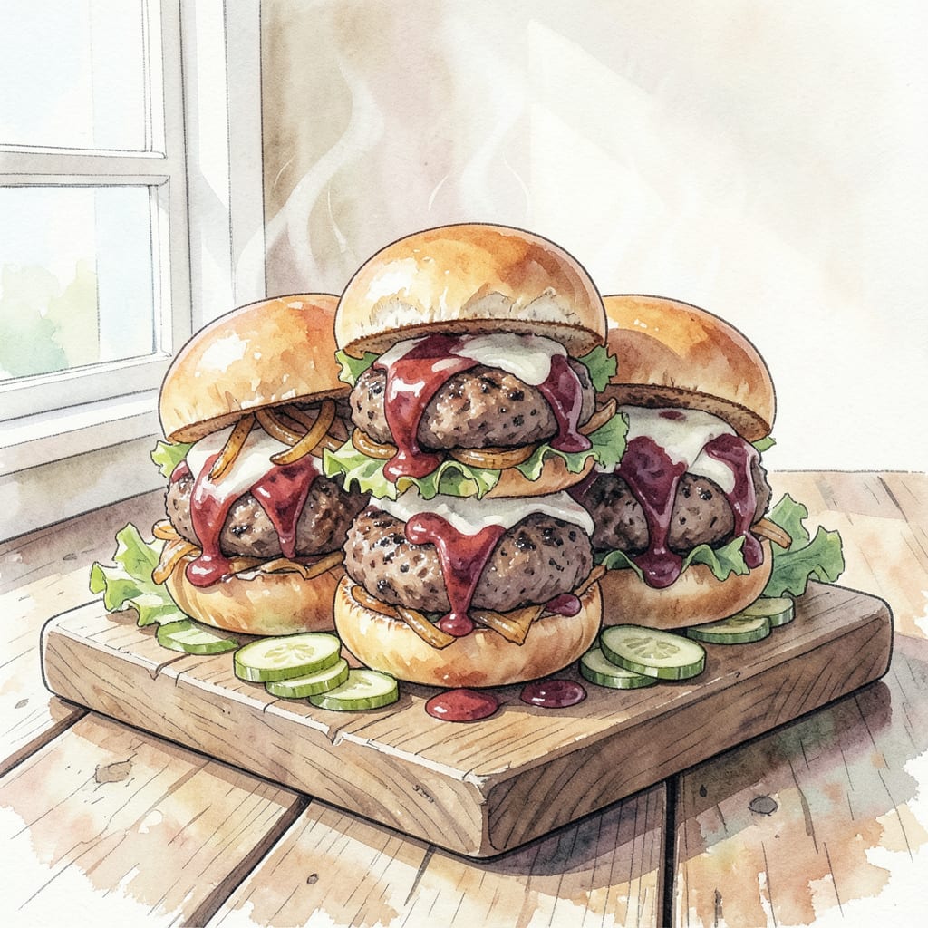 Comprehensive BBQ Sliders Recipe Mini Burgers: Juicy Patty Perfection in Every Bite visual reference