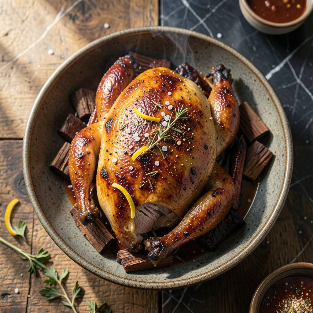 Complete BBQ Smoked Turkey Recipe: Oak Kissed Juiciness for Holiday Feasts overview image