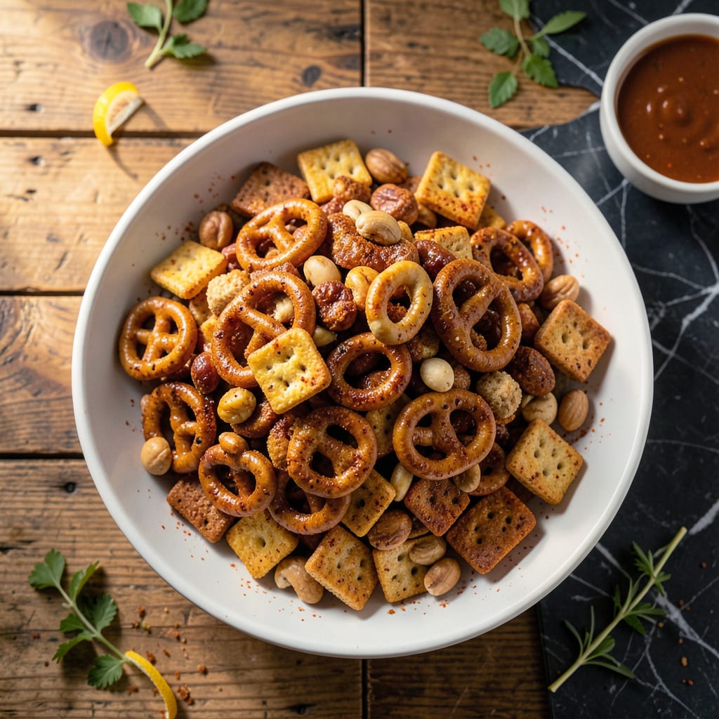 Comprehensive BBQ Snack Mix Recipe: Smoky Sweet Crunch for Game Day visual reference