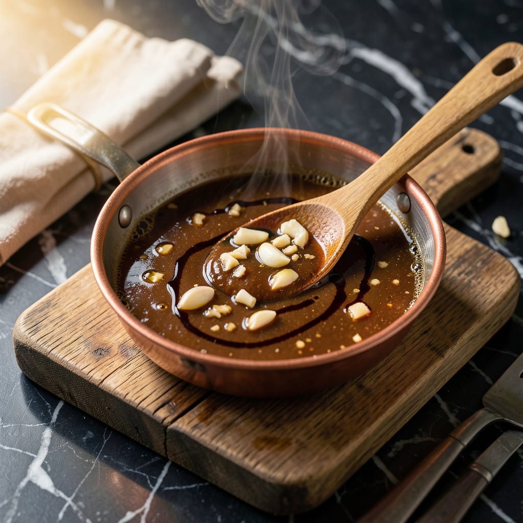 BBQ Soy Sauce Recipe: Umami Rich Glaze for Grilled Meats illustration with key details