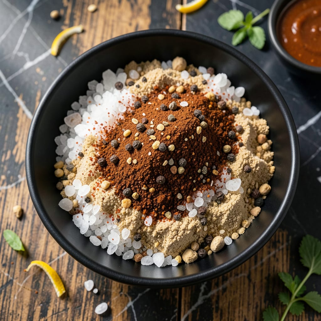 BBQ Steak Seasoning Recipe: Bold Smoky Rub for Grill Masters illustration with key details
