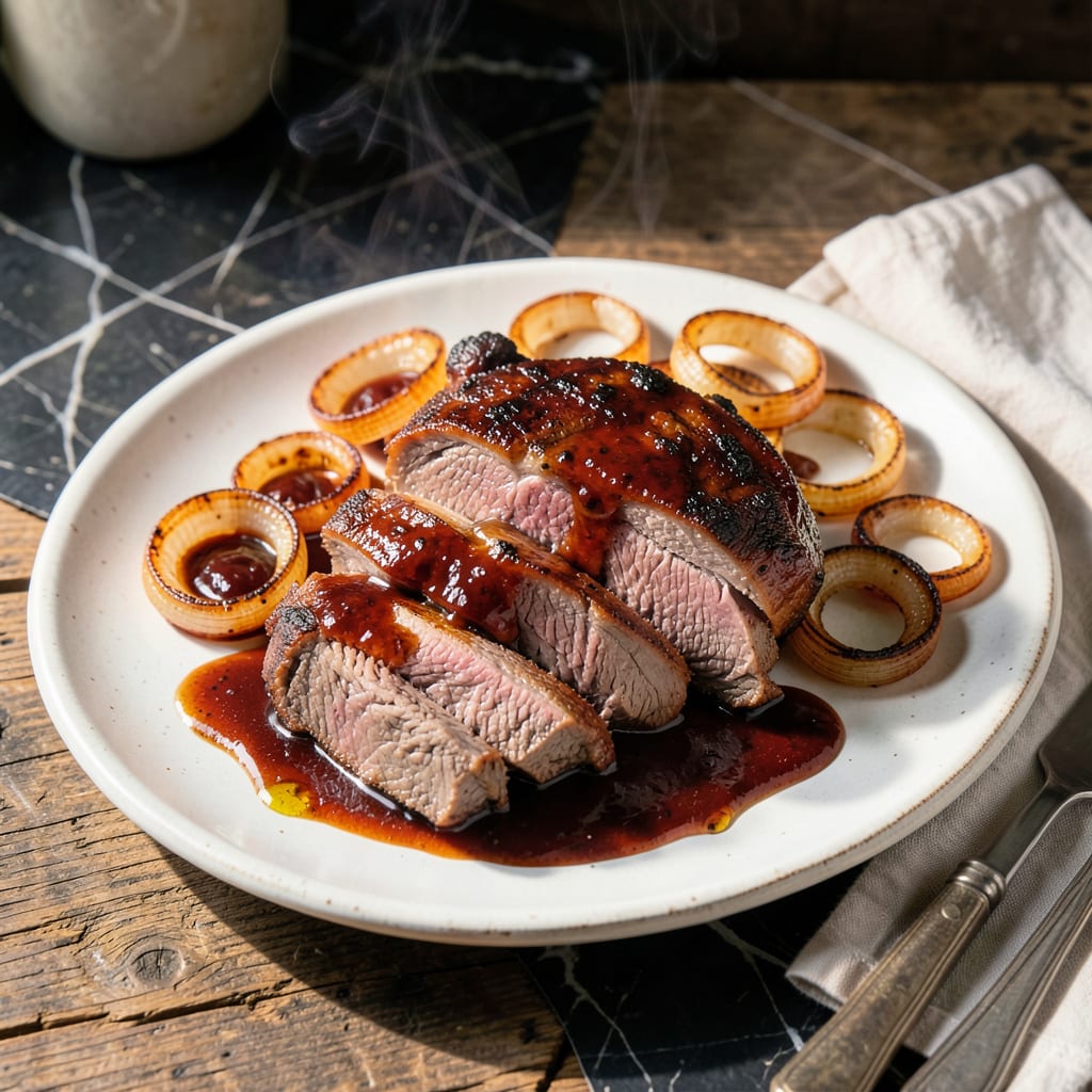 Complete bbq steak slow cooker recipe overview image