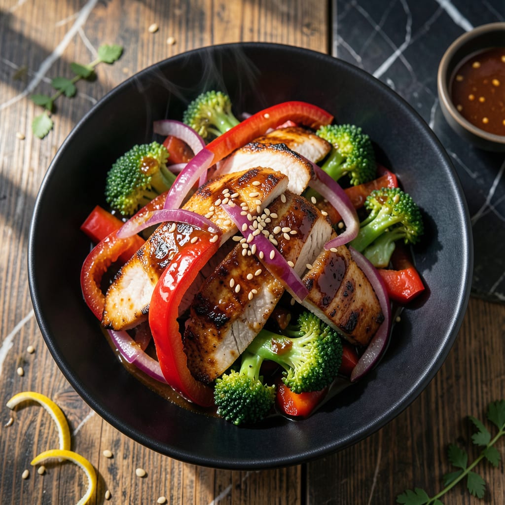 BBQ Stir Fry Recipe: Smoky Wok Tossed Perfection in 20 Minutes illustration with key details