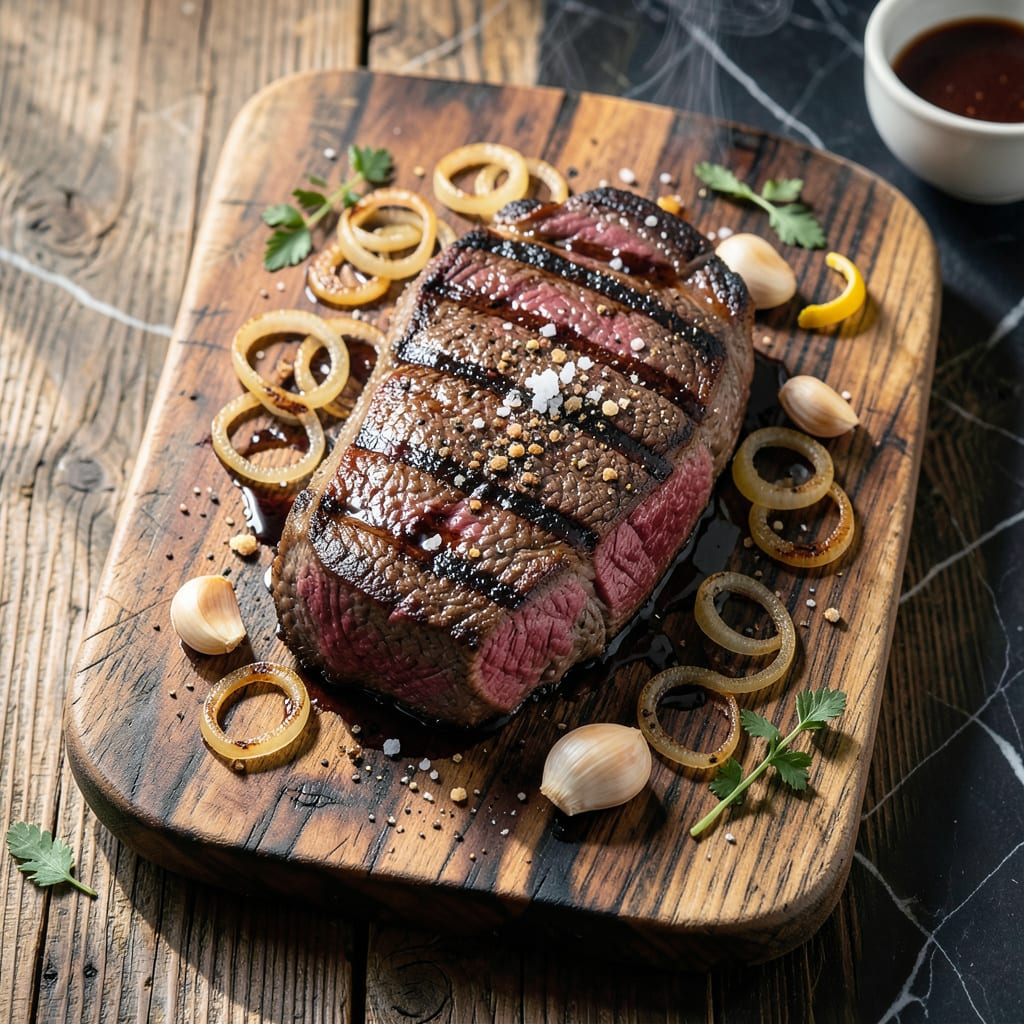 Complete BBQ Striploin Steak Recipe: Grill Mastered Smoky Char Every Time overview image