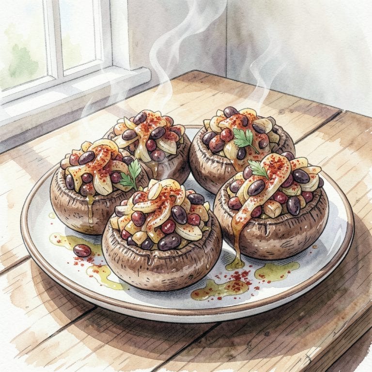 Comprehensive BBQ Stuffed Mushrooms Vegetarian Recipe: Earthy Filling Delight visual reference