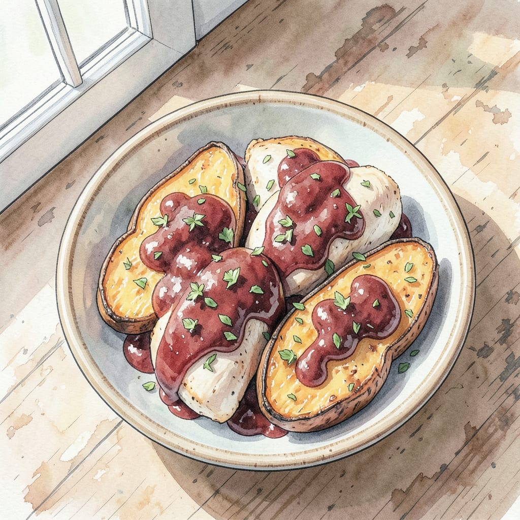 Visual representation of BBQ Sweet Potato Bowls Recipe: Hearty Weeknight Comfort