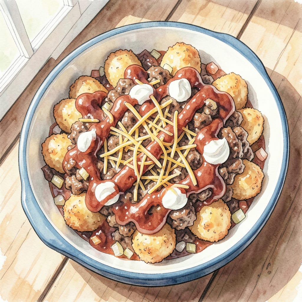 Comprehensive BBQ Tater Tot Casserole Recipe: Comforting Crowd Pleasing Delight visual reference