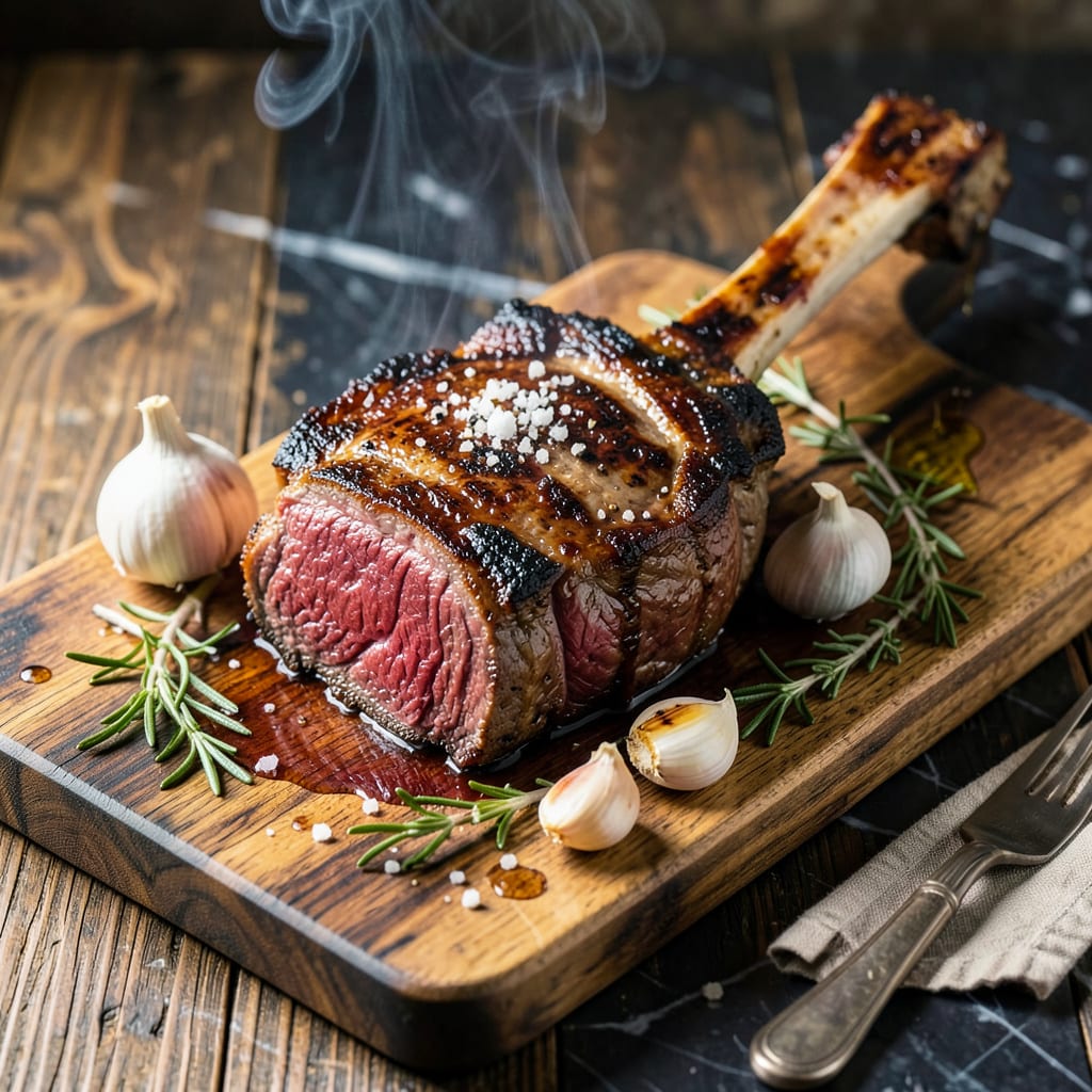 BBQ Tomahawk Steak Recipe: Impressive Bone In Grill Masterpiece detailed visual guide