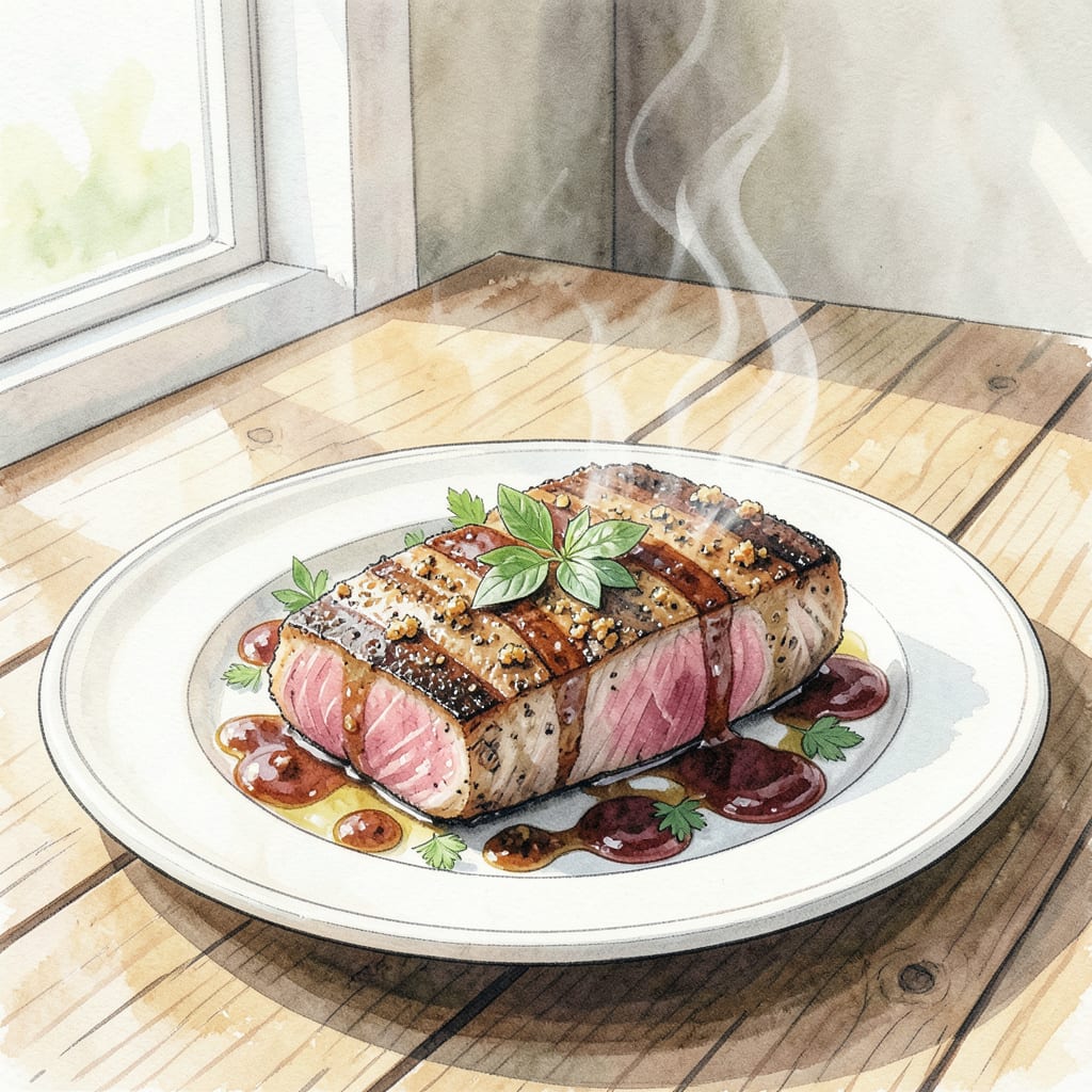 BBQ Tuna Steak Recipe Grill: Smoky Flavor in 15 Minutes illustration with key details