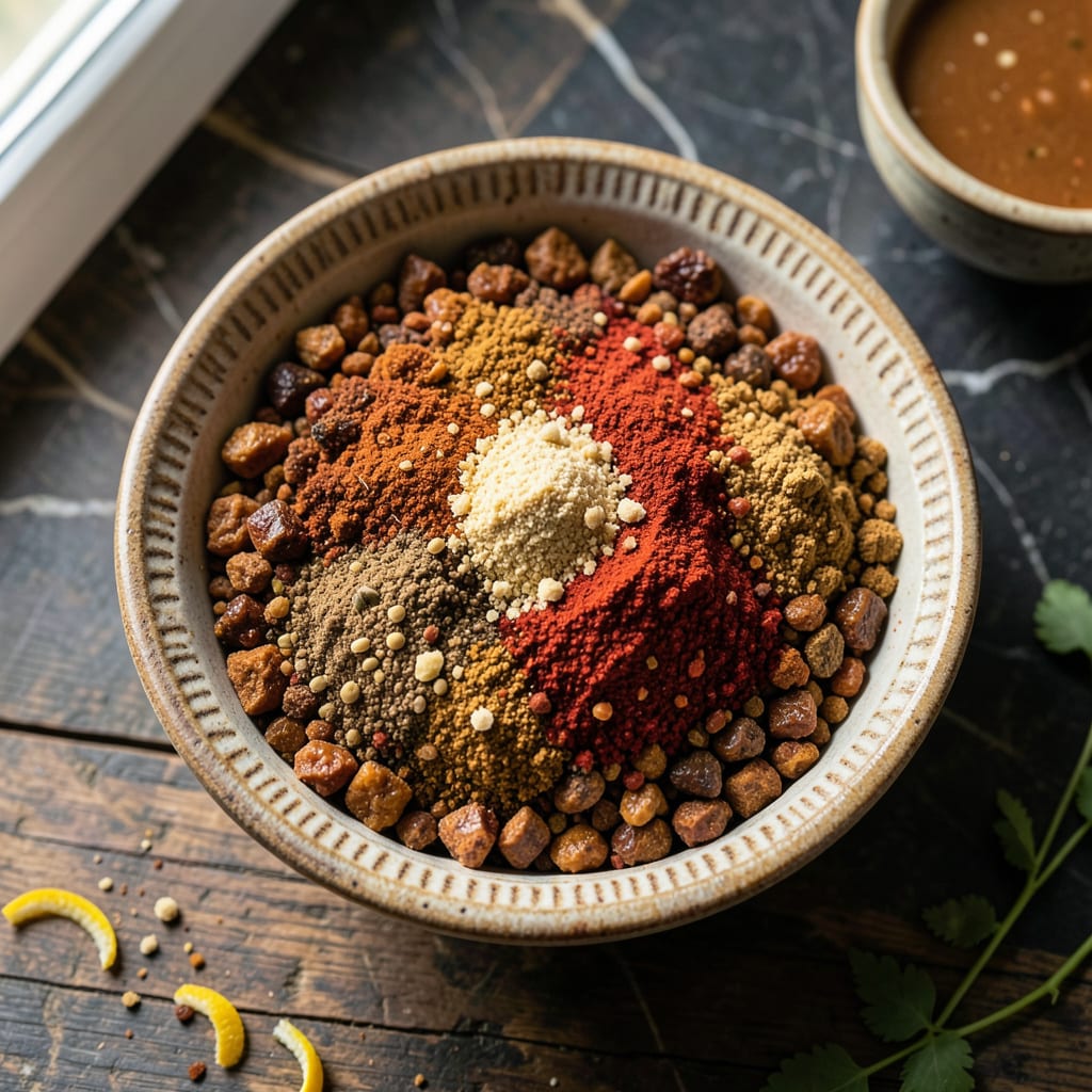 BBQ Turkey Dry Rub Recipe: Smoky Spiced Versatility for Any Cut illustration with key details