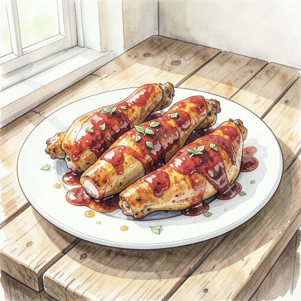 Complete BBQ Turkey Wings Recipe Oven: Fall Off The Bone Tender Wings overview image