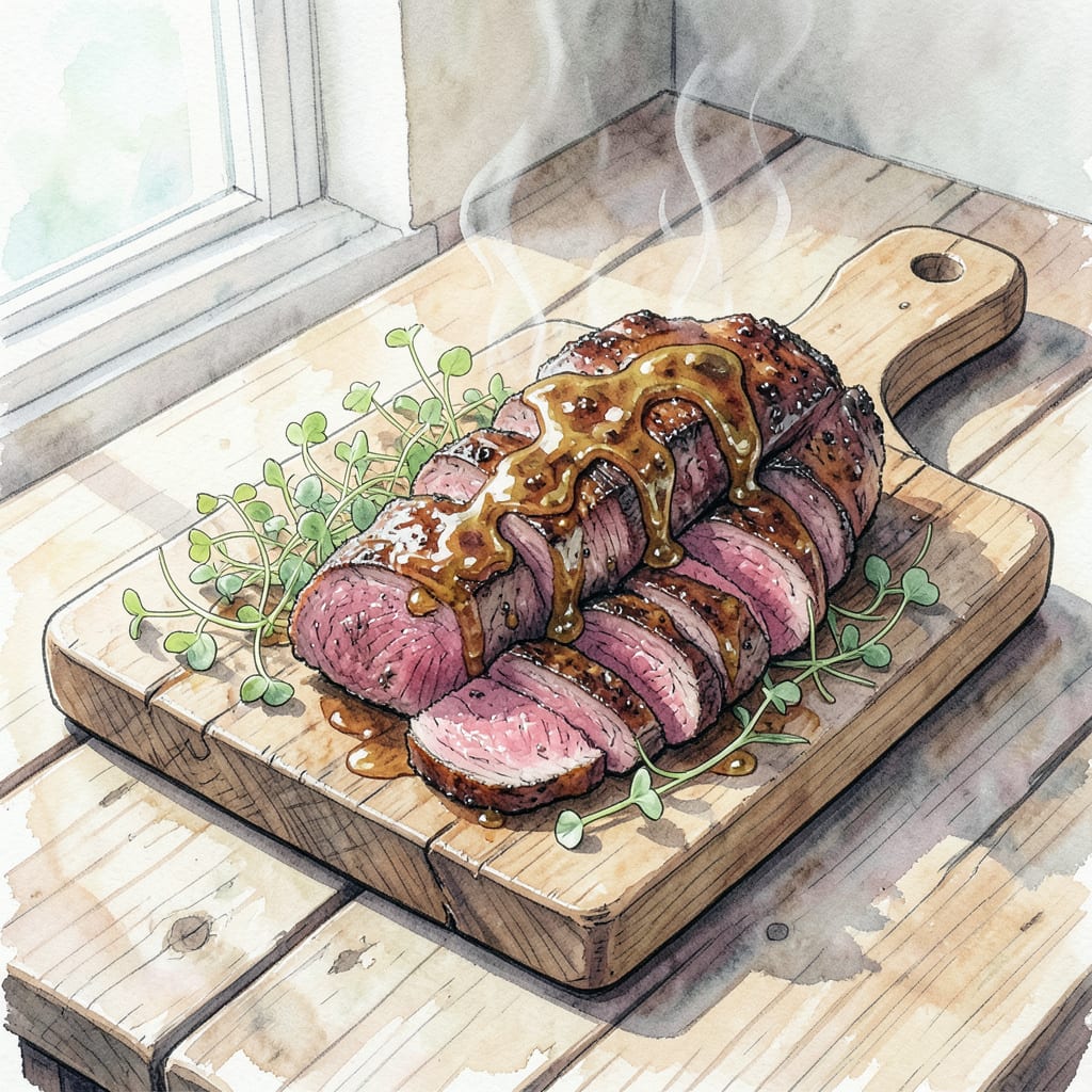 BBQ Venison Backstrap Recipe: Tender and Smoky Perfection example with annotations