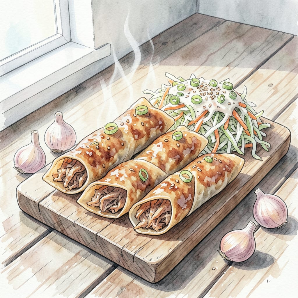 BBQ Wontons Recipe: Crispy Fusion Snack in Minutes example with annotations