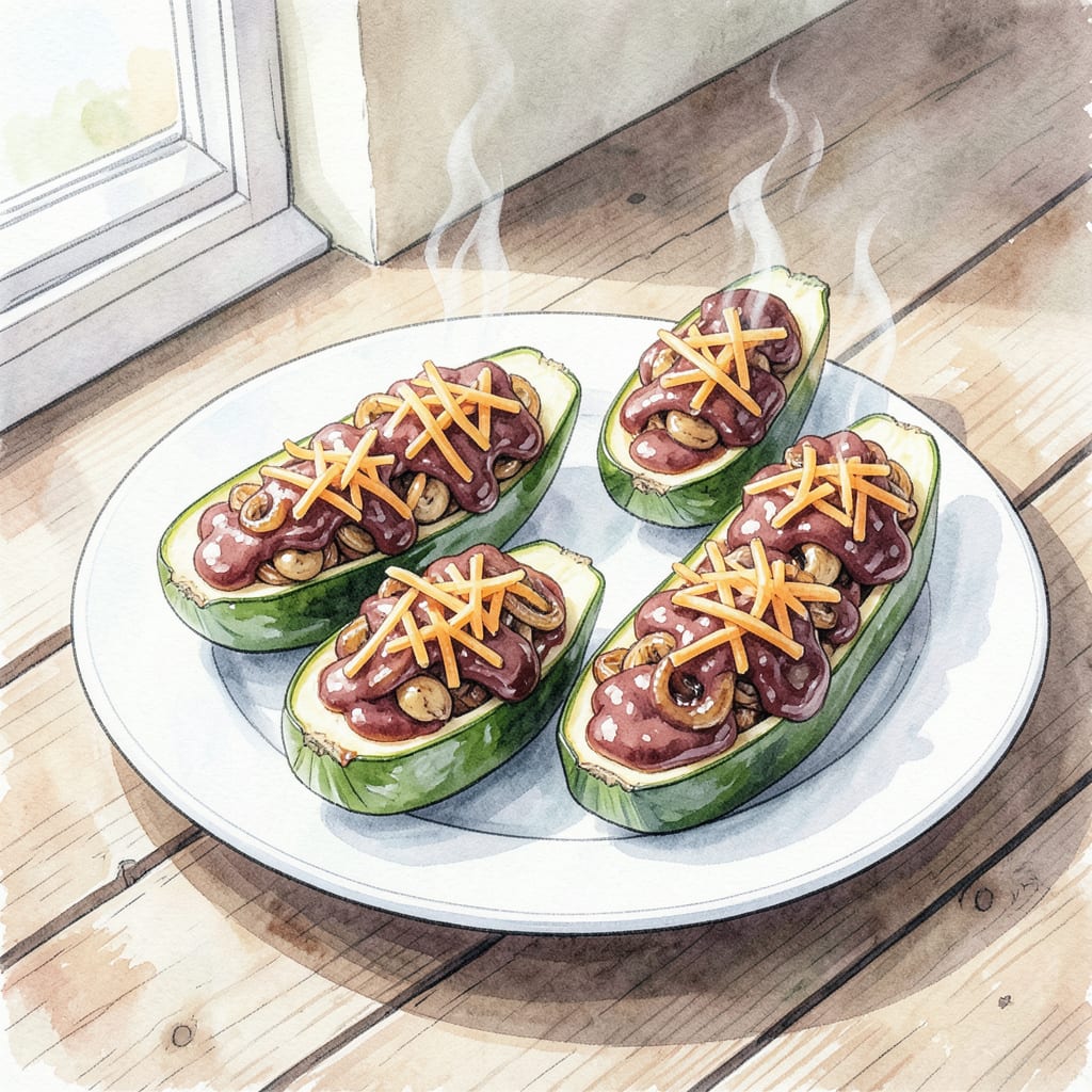 Complete BBQ Zucchini Boats Recipe: Summer's Perfect Side Dish overview image