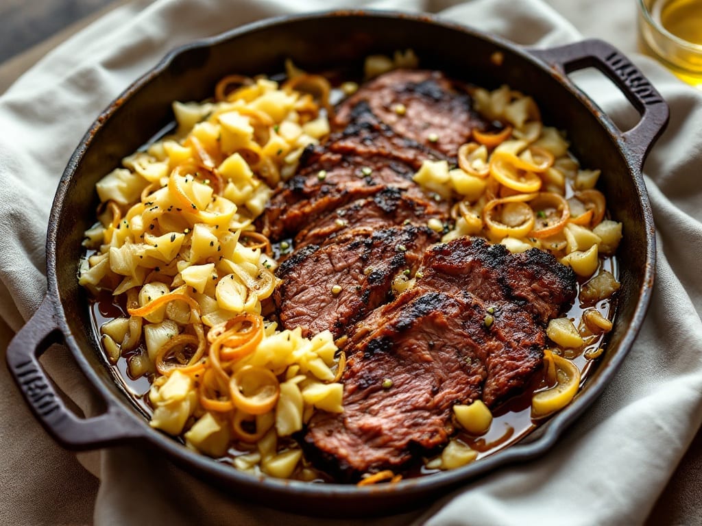 Beef Brisket and Sauerkraut Recipe: Smoky-Sour Pairing That Steals the Show