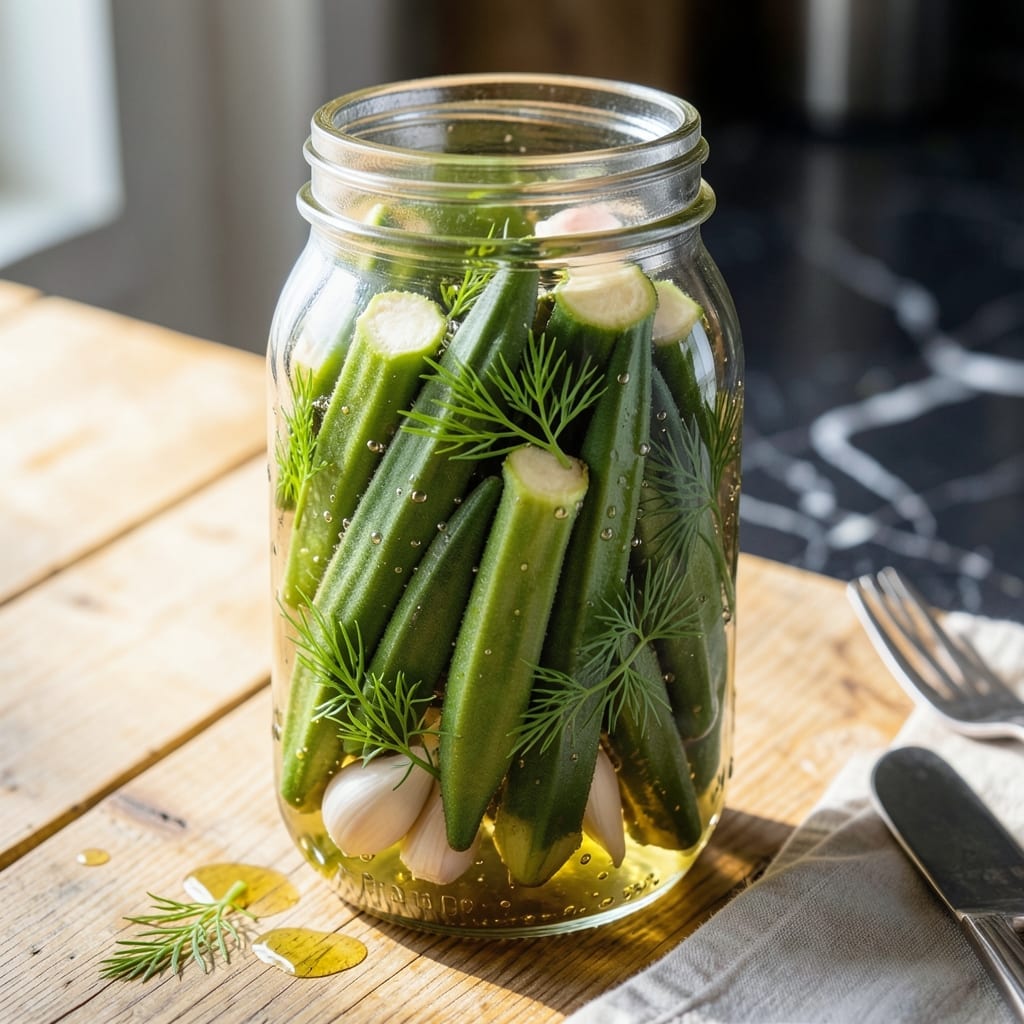 Pickled Okra Recipe: Tangy Crunch With Garlic and Dill