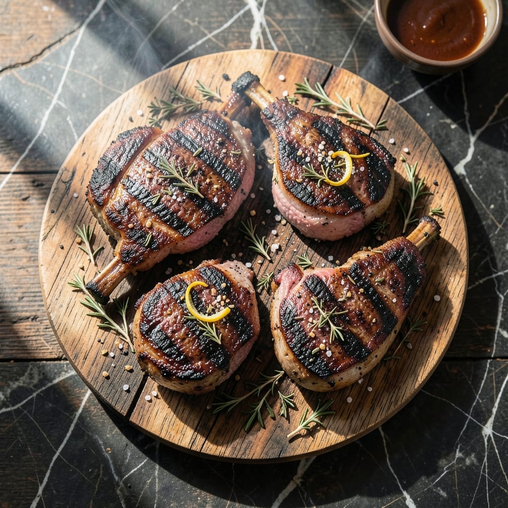 Charcoal Grilled Pork Chops Recipe: Smoky Char with Herbed Crust Charcoal Grilled Pork Chops Recipe: Smoky Char with Herbed Crust
