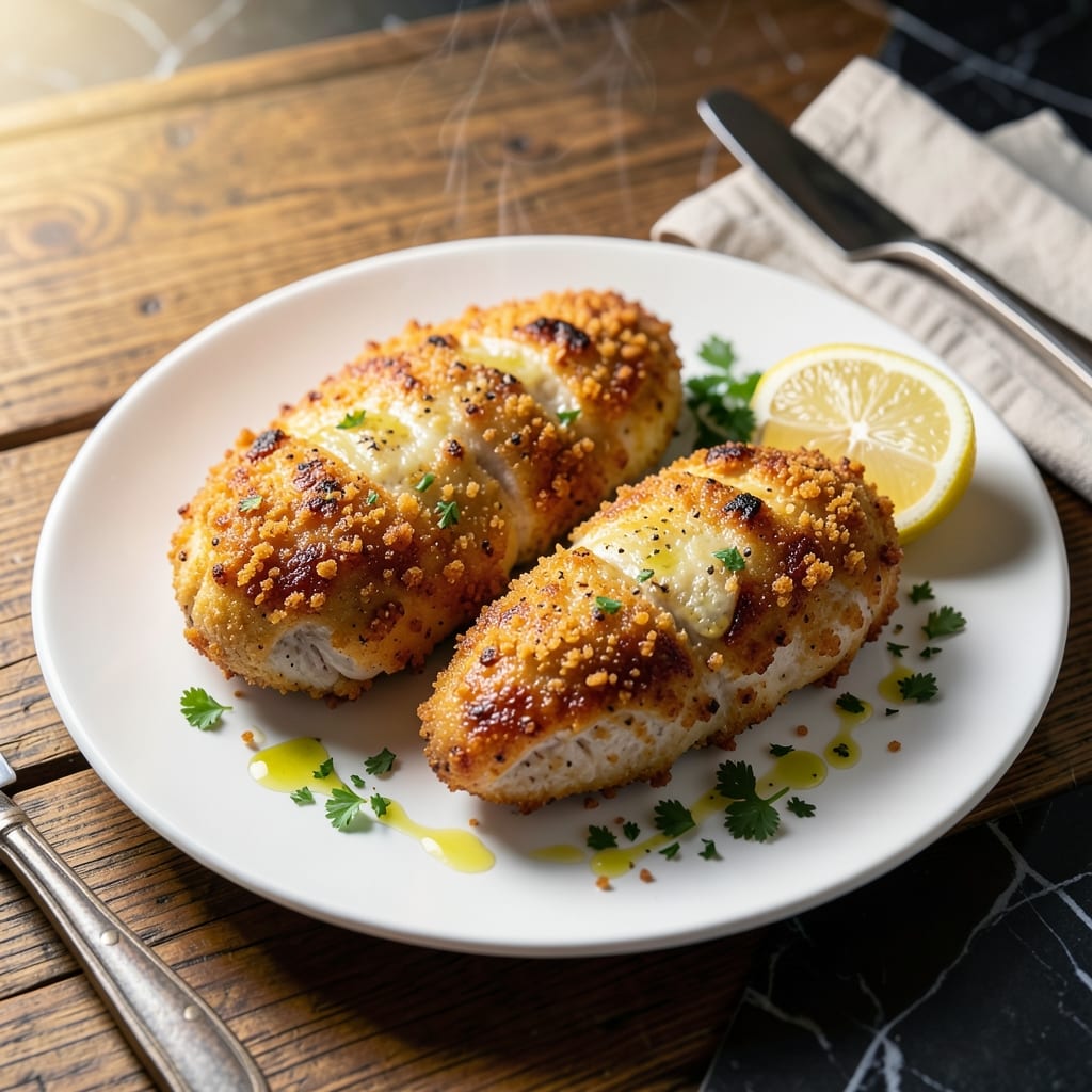 Recipe for Breaded Chicken Breasts Baked in Oven: Crunchy Coating Without the Fryer
