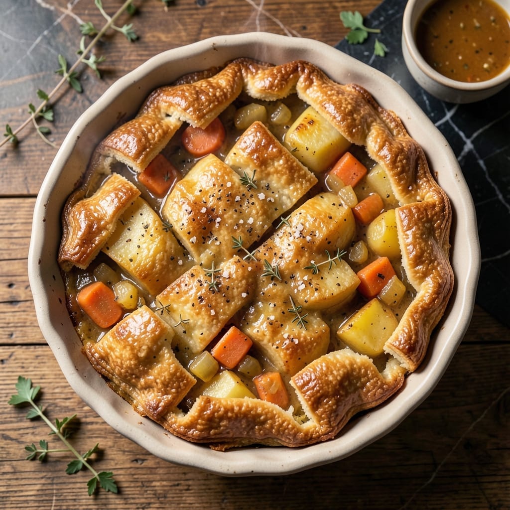 Pot Pie Recipe With Potatoes: Flaky Crust and Hearty Filling