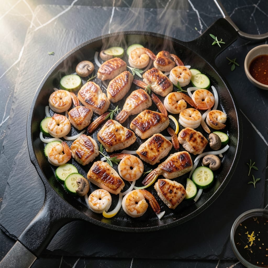 Hibachi Recipe Chicken and Shrimp: Sizzling Teppanyaki Style at Home