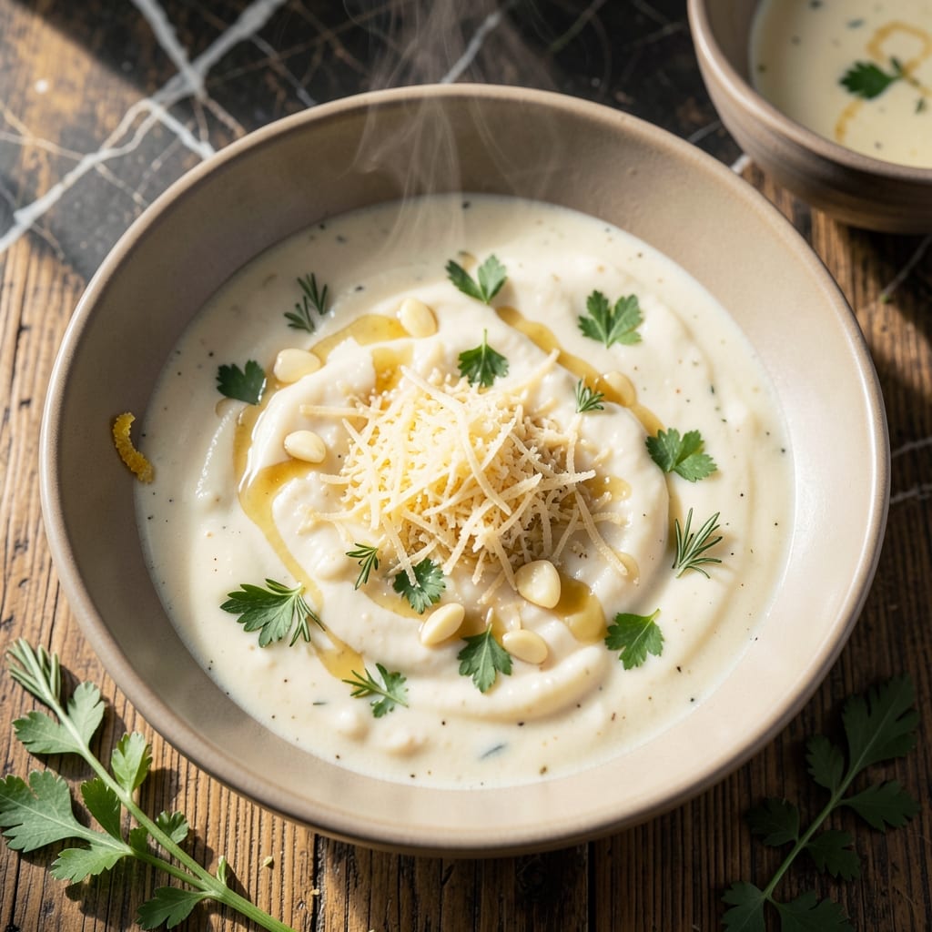 Campbell's Garlic Parmesan With Herbs Soup Recipe Ideas: Creamy Herb-Infused Comfort Bowl