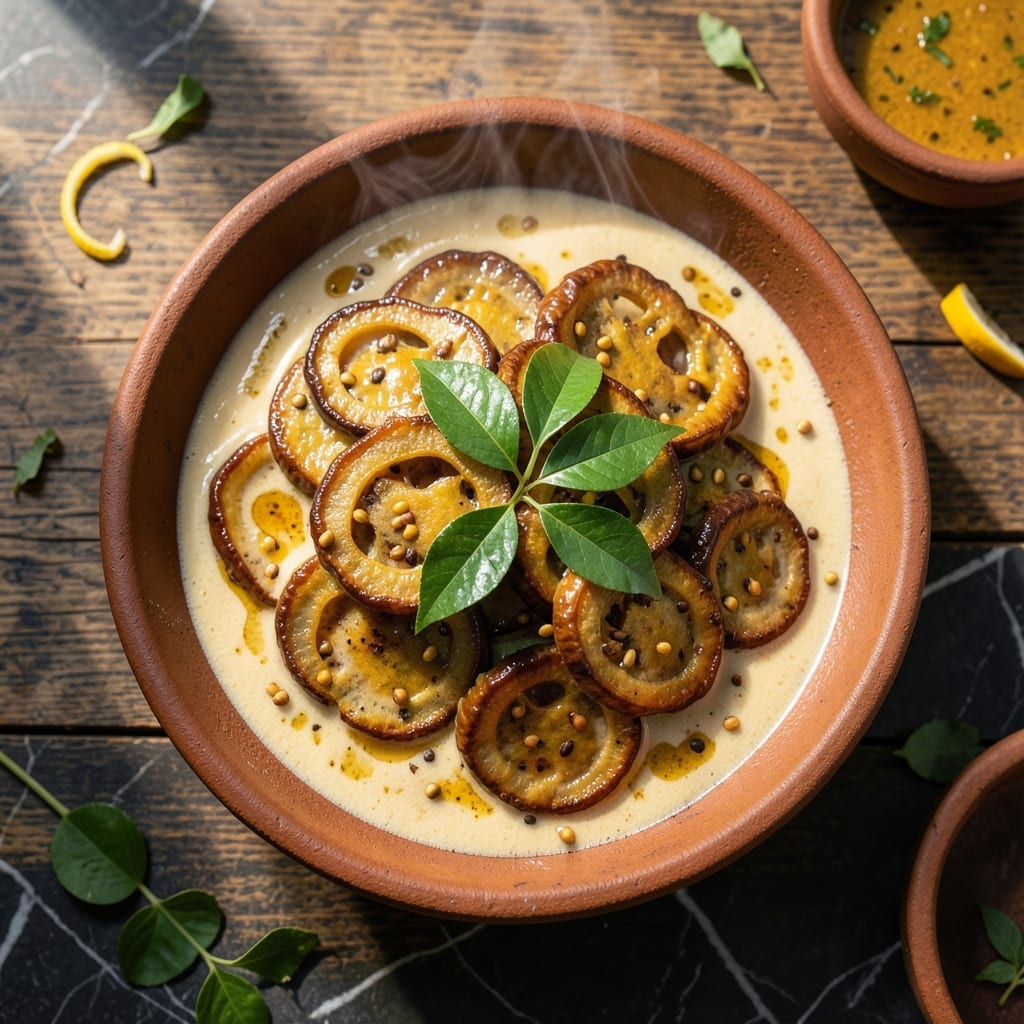 Karawila Curry Recipe Sri Lanka: Authentic Bitter Melon in Spiced Coconut Gravy