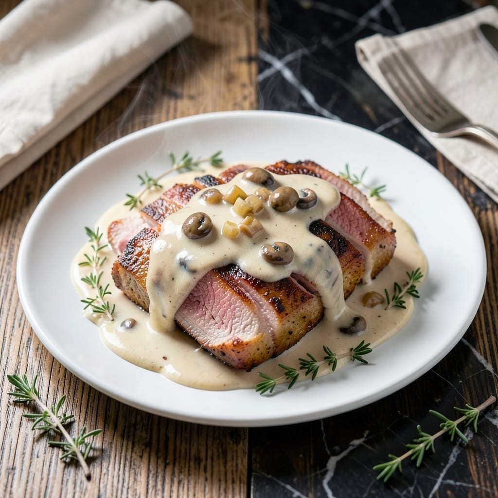 Pork Tenderloin Slow Cooker Recipe Cream Mushroom: Silky Sauce With Fall-Apart Meat