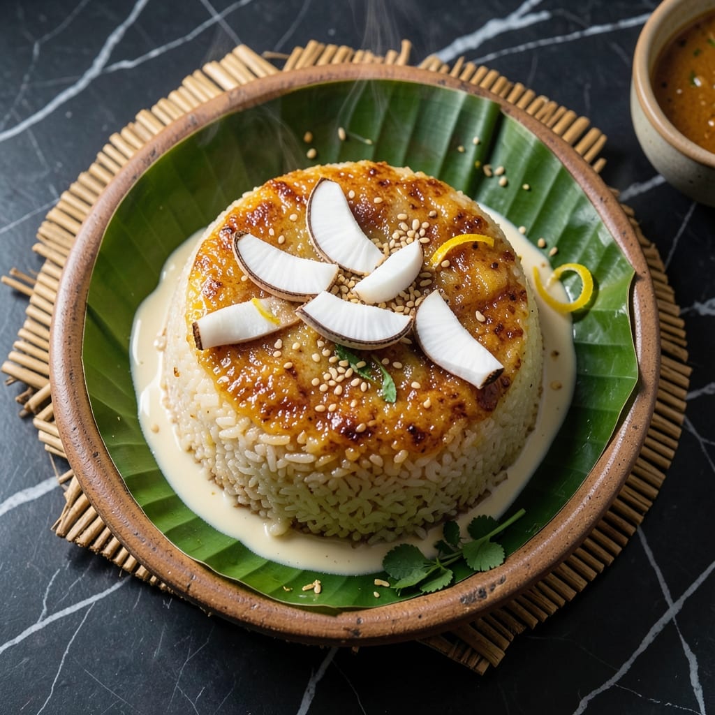 Glutinous Rice Bibingka Recipe With Coconut Milk: Traditional Filipino Holiday Treat