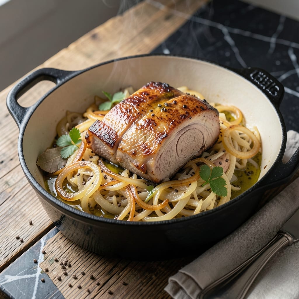 Easy Pork and Sauerkraut Recipe Stovetop: Tangy Braised Comfort in One Pot