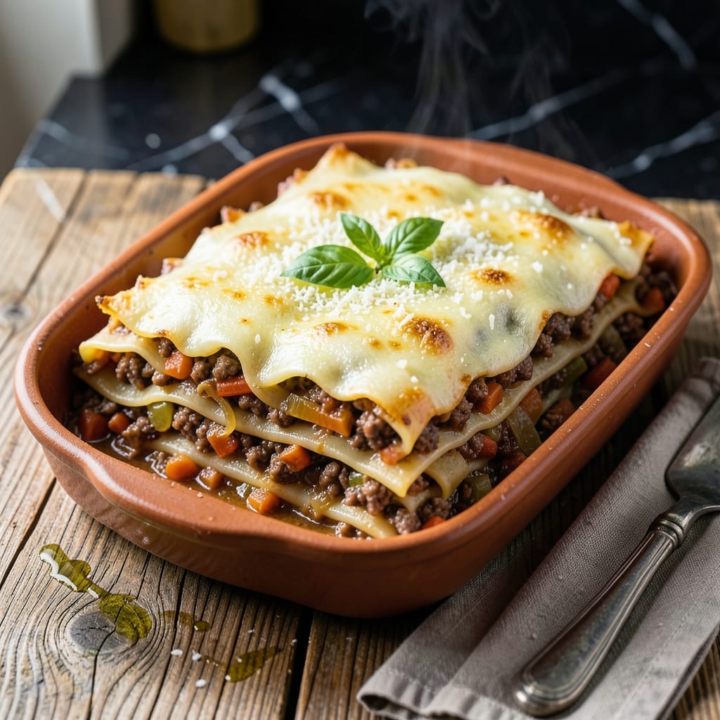 Italian Recipe for Lasagne: Layered Bolognese and Béchamel Bliss Italian Recipe for Lasagne: Layered Bolognese and Béchamel Bliss