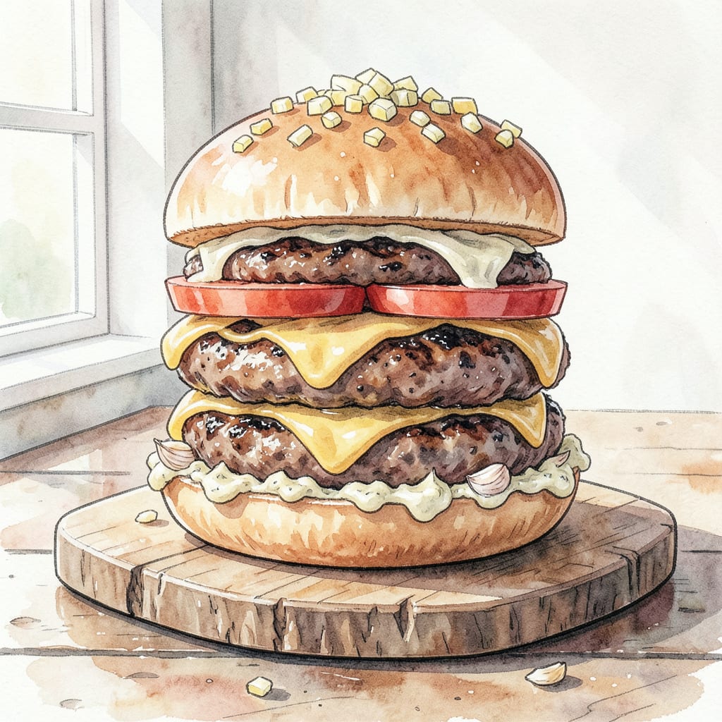 Bear Burger Recipe: Juicy Patty with Wild Flavor Burst example with annotations