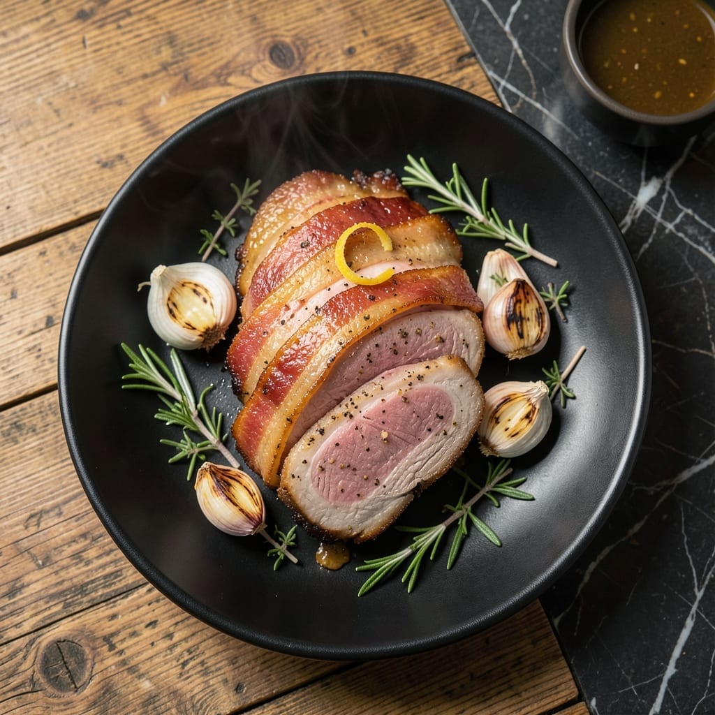 Bacon Wrapped Pork Loin: Smoky Crispness With Juicy Centers